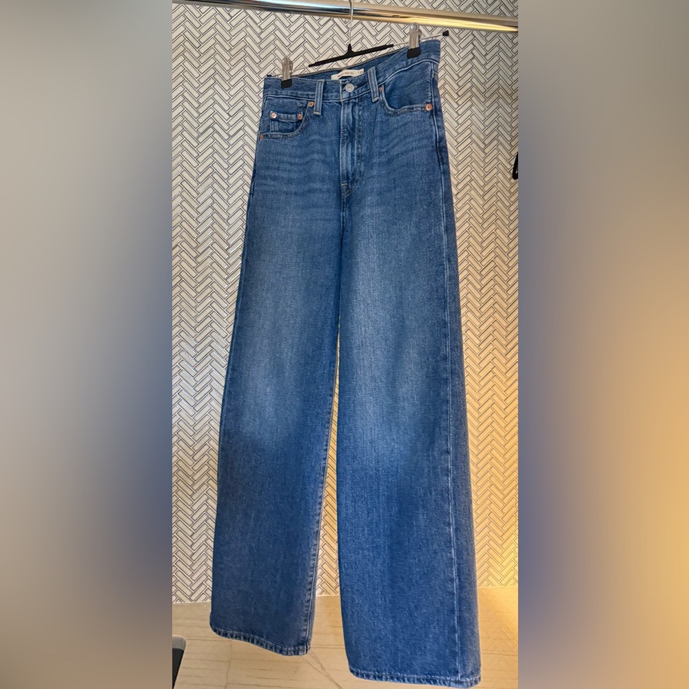 Levi's Blue Flare & Wide Leg Jeans